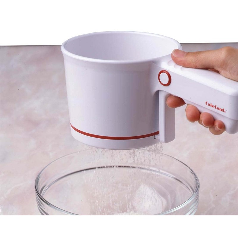 Tiger Crown 1687 Powder Sifter, White, 4.7 x 8.3 x