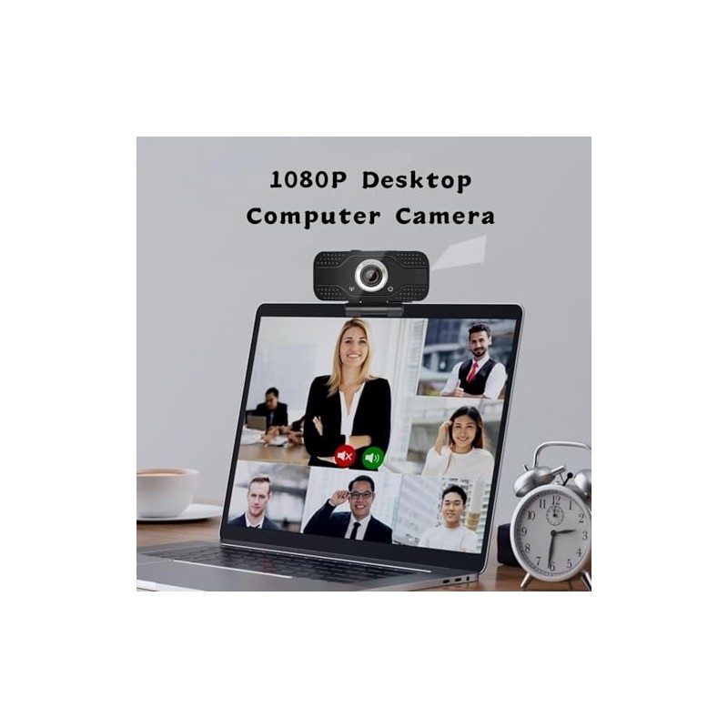 Yoidesu 1080P Full HD Webcam Computadora Cámara Cámara USB de