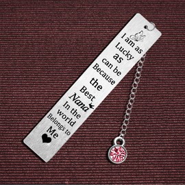 Nfyxcaz Mothers Day Gift for Nana from Granddaughter Grandson Nana Gifts Nana Bookmark Christmas Birthday Gift for Nana