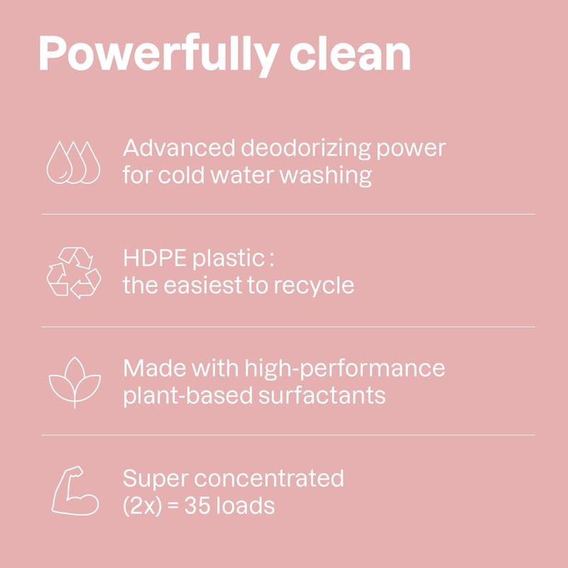 ATTITUDE Baby Laundry Detergent, EWG Verified, Plant and Mineral-Based Formula,