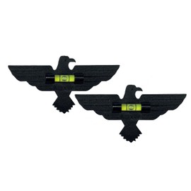 APEX RV Eagle Multipurpose Bubble Level Stick On Level,for RV, Camper, Trailer (2, BLACK)
