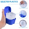 KISEER Light Blue Denture Bath Case Cup Box Holder Storage