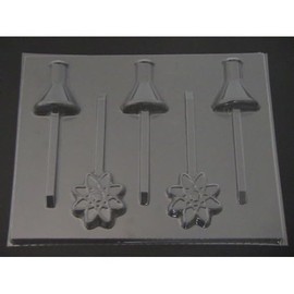 Beaker Atom Big Bang Science Experiment Chocolate Candy Lollipop Mold