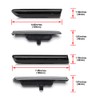 NJSBYL Front Rear LED Side Marker Lights for 2004 2005