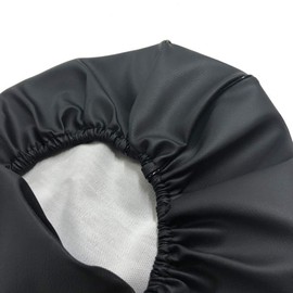 CHRIS-SCR3013-C10 Motorcycle Seat Cover Suzuki Lets/Lets-2 (CA1KA/CA1PA) Special Design Seat Covers Strong Rubber Type Made in Japan (Thick Fabric) [Fabric Color: Black/Piping]