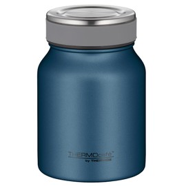 THERMOcafé by THERMOS TC Food Jar Night Blue Mat 0.50 L, Insulated Food Jar, Thermal Container, Double-Walled Lunch Pot Made of Stainless Steel, Leak-Proof, Dishwasher Safe, for Office and Travel
