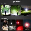 MILAOSHU Rechargeable Flashlights 990000 High Lumen, 5000 ɱAh ΒATTERY LED