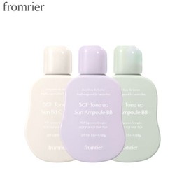 FROMRIER 5GF Tone Up Sun BB Cream SPF42 PA++ 60g, Color:03 Olive Green