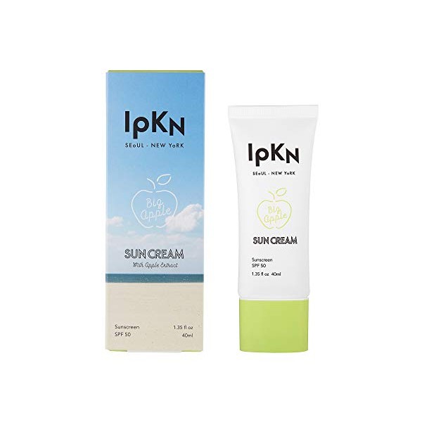 IPKN Big Apple Sun Cream, SPF 50 (1.35 ounce / 40ml)