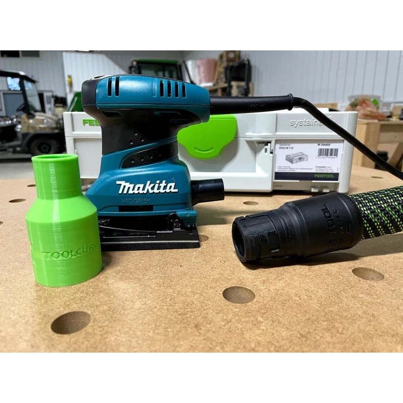 Toolcurve Festool Dust Extractor Adapter for Makita 1/4 Sheet Finishing