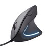 Trust Verto Wired Ergonomic Mouse, Vertical Mouse with LED Illumination,