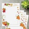 Current Fall Flourish Leaves Autumn Themed Stationery – For Holidays,