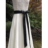 Cinturón de satén para novia de boda, vestido de dama
