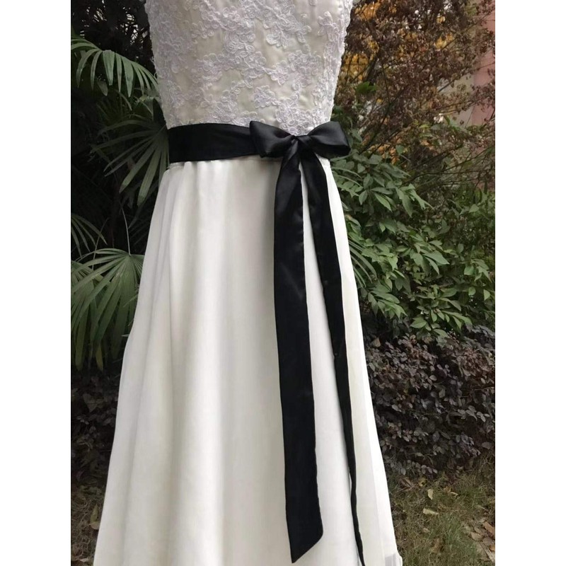 Cinturón de satén para novia de boda, vestido de dama