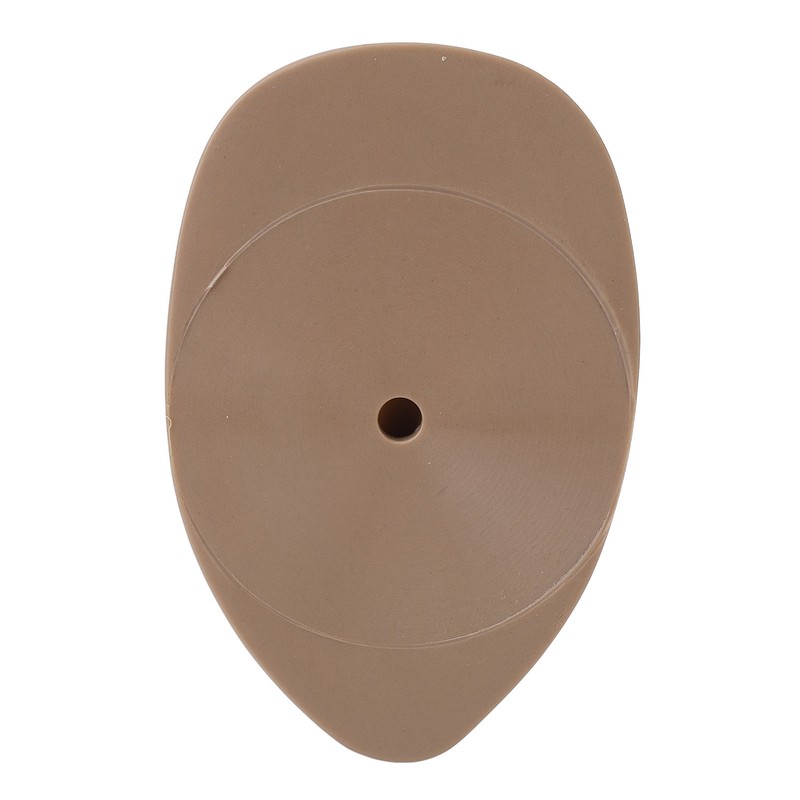3pcs Lash Mannequin Head Double Layers Realistic Training 3D Rubber