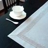 Rectangular Table Runner, Modern Table Runner with Diamonds, Suitable for