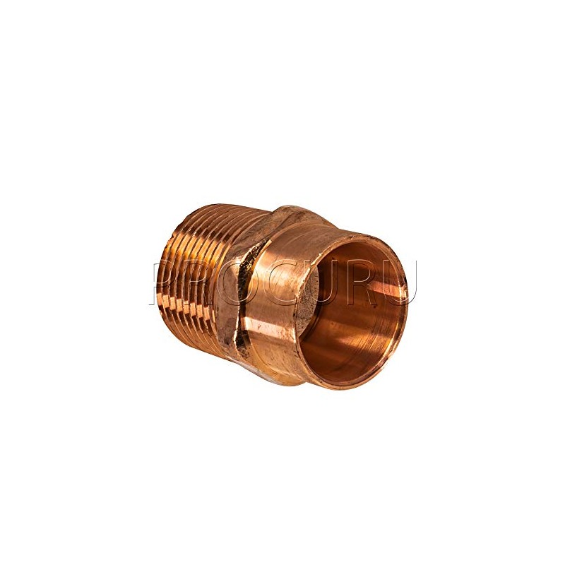 PROCURU 3-Inch Copper Male Adapter C x M (Sweat x