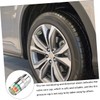 BUGUUYO 1set Tire Pressure Monitoring Valve Caps Theft Tyre Pressure