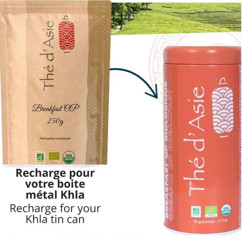 Khla - Organic Breakfast OP Tea 400g- Organic Morning Black