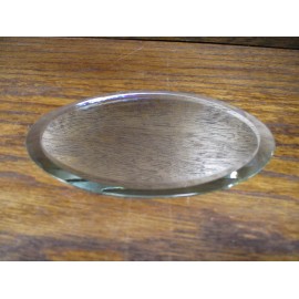 Beveled Oval Mirror 3 1/2" x 5 5/8" Made In the USA Crafts Home Deco Wall