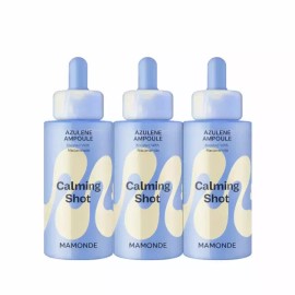 Mamonde 마몽드 카밍 샷 아줄렌 흔적 수분앰플 50ml 3개 Mamonde Calming Shot Azulene Trace Moisturizing Ampoule 50ml 3pcs