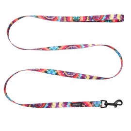 Welyeme Tie Dye No Pull Dog Harness and Leash Set for Small Medium Large Dogs, Rainbow Dog Harness (Large (20''-27''), Rainbow)