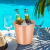 Ice Bucket Melt Double Ice Bucket Stainless Steel Wine Cooler