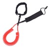 Surf Leash, Lightweight Comfortable Surfboard Leash High-Strength Coiled Foot Surfing