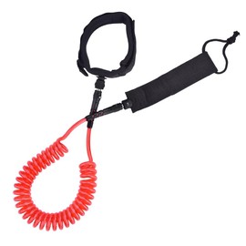 Surf Leash, Lightweight Comfortable Surfboard Leash High-Strength Coiled Foot Surfing Leash Boating Supplies Rowing