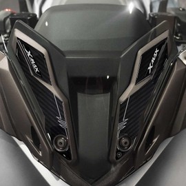 labelbike - 3D Sticker Motorcycle Windscreen Windscreen Trim Protection and Decoration in Resin Compatible with Yamaha Xmax 125-300 2023