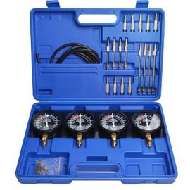 YFIXTOOL Motorcycle Vacuum Carburetor Synchronizer Tool Kit Compatible with Honda Yamaha Kawasaki Suzuki GS KZ XS, Fuel Vacuum Carburetor Synchronization Carb Sync Gauge