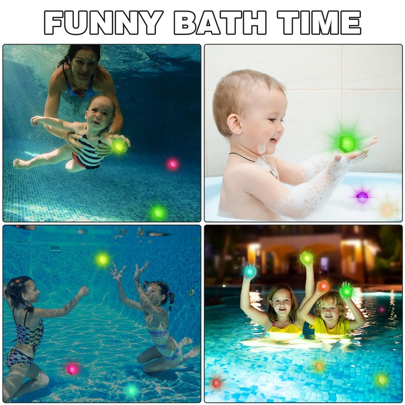 100 PCS Light Up Ice Cubes for Drinks, Multi Color