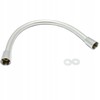 AquaParts Anti-twist shower hose, 40 cm, black, universal shower hose,