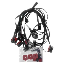 ASAHOM 16.4ft Extension Lights, Only Compatible S1050 RGBCW Permanent Outdoor Lights(Not Include Power Supply)-Black