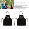 2pcs Kitchen Cooking Aprons Adjustable Bib Soft Chef Apron with