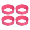 uxcell 4pcs Water Bottle Boot, Protective Silicone Boot Sleeve Non