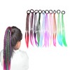 aoozleny Girl Hair Extension Accessories,Rubber Band Elastic Band Hairstyle Colorful