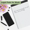 White Legal Pad 8.5 x 11 College Ruled Note Pads,