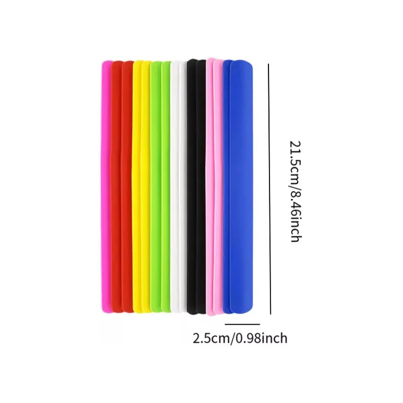 15 X Slap Bands Slap Pulseras Juguetes Para Niños Pulseras