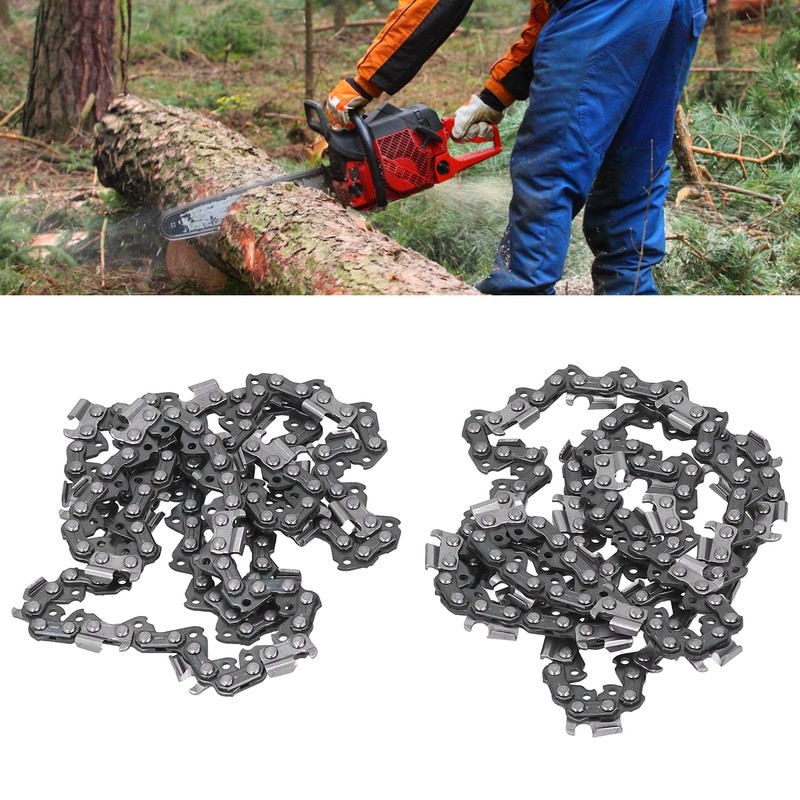2Pcs Chainsaw Chain 18in 325 68 72DL Saw Cutting Blade