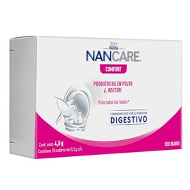NANCARE Comfort Probióticos Infantiles en Polvo Caja con 15 Sobres                                                                                    