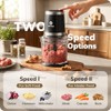 Food Processor Set: 2-Speed Food Chopper with Two 4 Cup