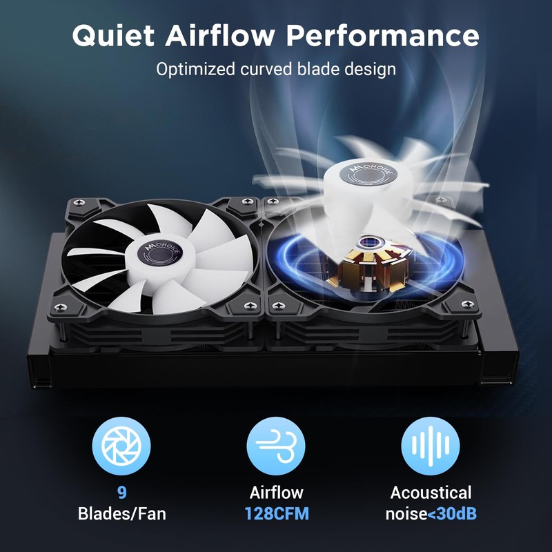 CPU Liquid Cooler CPU Water Cooler 240mm Aio CPU Cooler