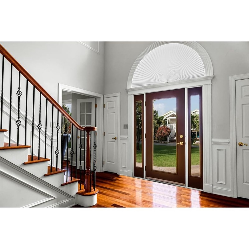 Redi Shade No Tools Original Arch Light Blocking Pleated Fabric