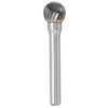 Single Cut Burr Ball Shape Carbide Rotary File Professional for