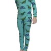 LittLong 12M-5Y - Conjunto de pijama de dinosaurio 100% algodón,