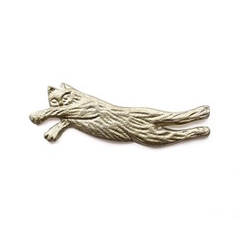Keystone KI052076 Aluminum Cutlery Rest, Cat Gold, W 3.5 x D 0.1 x L 1.2 inches (9 x 0.4 x 3 cm)