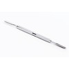 KM – Nails Cuticle Pusher with Rounded Sides Stainless Steel Pro Pusher