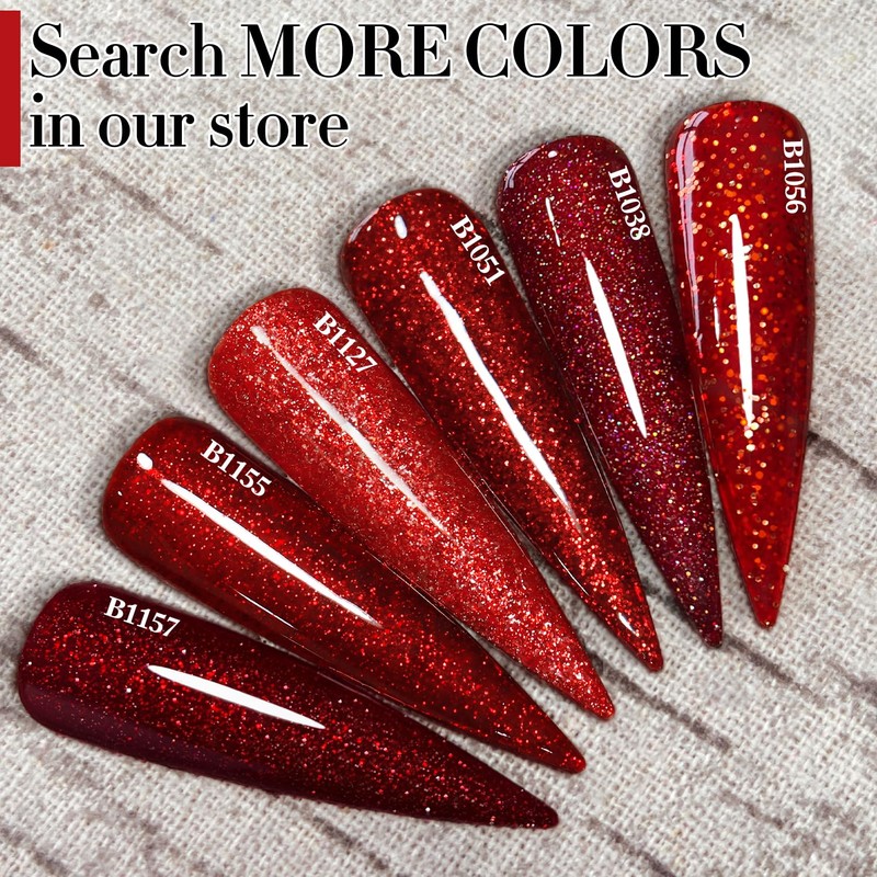 Double Rhythm 15ML Glitter Gel Polish Shimmer Reflective Holographic Color