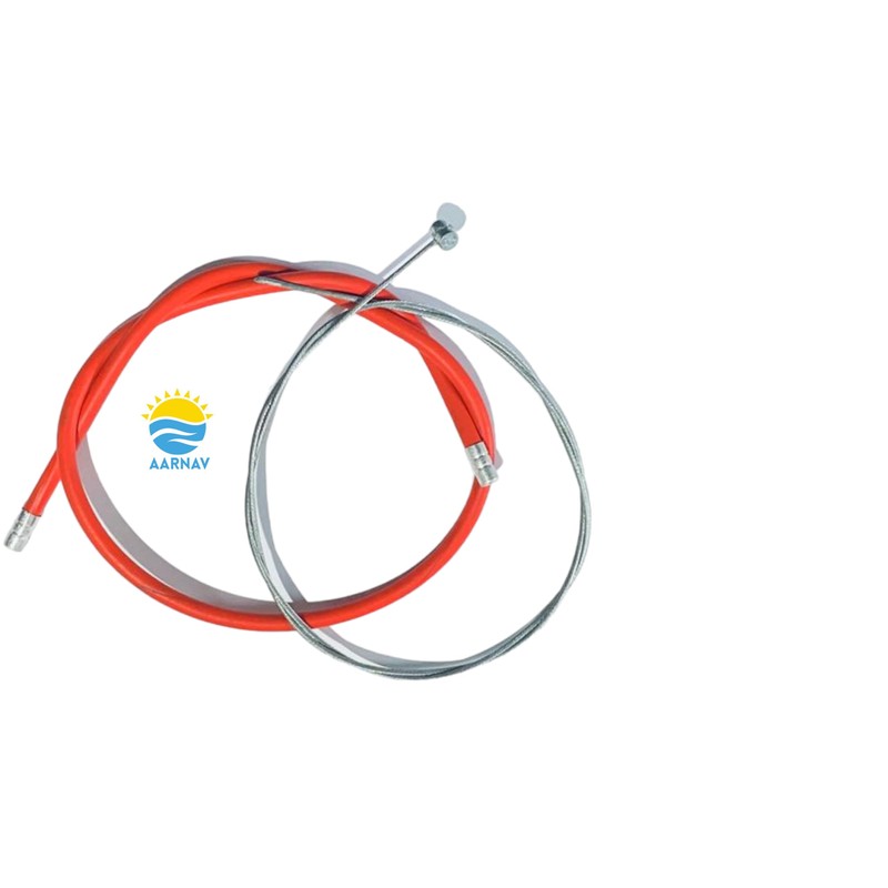 AARNAV Red Brake Cable Set FRONT REAR BMX MTB BIKE